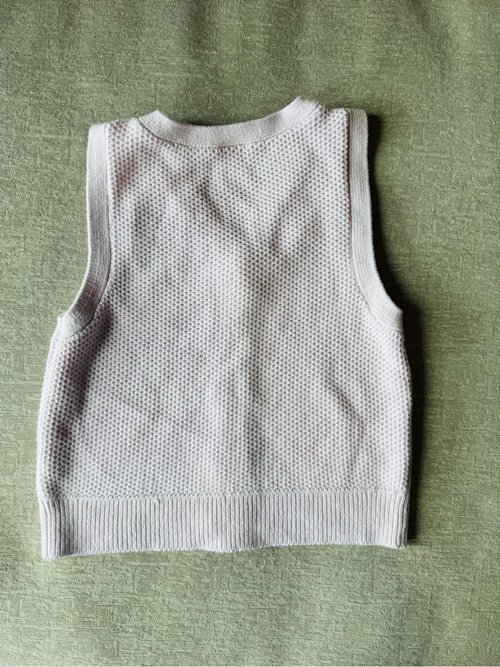 Abercrombie Kids Girls Pink Knit Sweater Vest Gold Buttons Size 11/12 - Picture 5 of 7